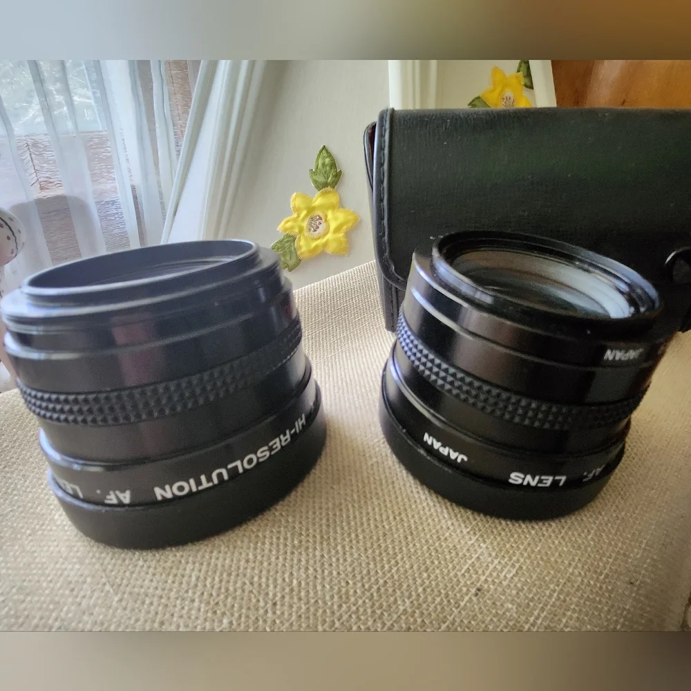ZYKKOR Lenses- Video Wide Angle, Video Telephoto